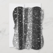 シルバーグリッターストリークスカスタム大学院の写真 案内状 (裏面)