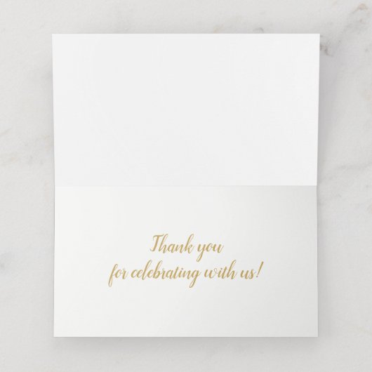 シルバーグリッタースパークリーグレーエスコート座席表 プレイスカード (内部開封)