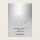 シルバーグリッタースパークルシックなイヤリングディスプレイ (裏面)