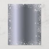 シルバーグリッタースパークルスクリプト予算バーメニュー チラシ (裏面)