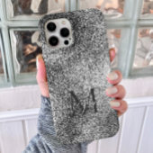 シルバーグリッタースパークル – カスタムホテルモノグラムシック Case-Mate iPhoneケース