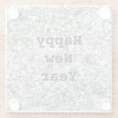 シルバーグリッタースパークル ガラスコースター (裏面)