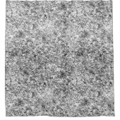 シルバーグリッタースパークル シャワーカーテン (正面)