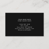 シルバーグリッタースプレータンタン 名刺 (裏面)