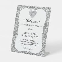 シルバーグリッターダイヤモンド結婚ハートの安全性