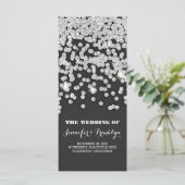 シルバーグリッターダイヤモンド結婚式 プログラム (スタンド正面)