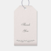 シルバーグリッターティアラカスタムキンセアニェラ ギフトタグ (裏面)