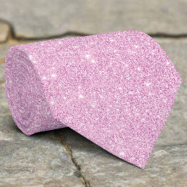 シルバーグリッターテクスチャ紫きらめく光沢 ネクタイ
