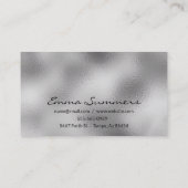 シルバーグリッタードリップスアイブロウメイクアップアイズ 名刺 (裏面)