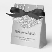 シルバーグリッタードリップスドリップグリッター結婚ズ フェイバーボックス (正面サイド)