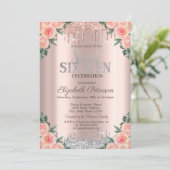 シルバーグリッタードリップスバラ金ゴールドフローラスウィート16 招待状 (スタンド正面)