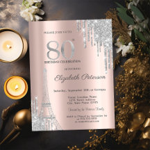 シルバーグリッタードリップス、エッフェルタワー80誕生日