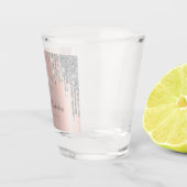 シルバーグリッタードリップバラ金ゴールド80th ショットグラス (右)