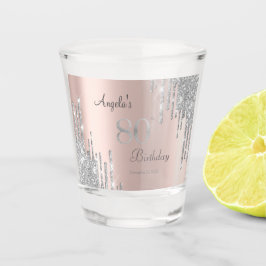 シルバーグリッタードリップバラ金ゴールド80th ショットグラス