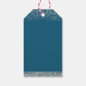 シルバーグリッターファースト・ホーリー・コミュニオンサンキュー ギフトタグ (裏面)