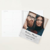 シルバーグリッターフォト結婚花嫁 プランナー手帳 (ディスプレー)