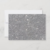 シルバーグリッターフローラキンセアニラサンキュー サンキューカード (裏面)