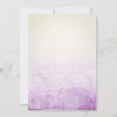 シルバーグリッターフローラユニコーンベビーシャワー招待状 招待状 (裏面)