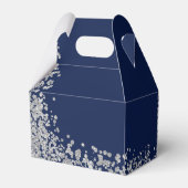 シルバーグリッターブライダルシャワーお気に入りボックス フェイバーボックス (裏面サイド)