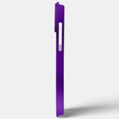 シルバーグリッターブライトパープルガーリーシグネチャー Case-Mate iPhoneケース (裏面 / 左)