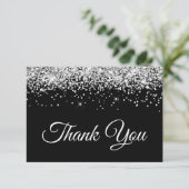 シルバーグリッターブラックスウィート16 サンキューカード (スタンド正面)