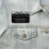 シルバーグリッターブラック 名札 (インサイチュ)