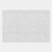 シルバーグリッターベビー足ベビーシャワー ラッピングペーパーシート (正面2)