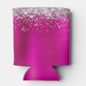 シルバーグリッターホットピンクフォイル21歳の誕生日 缶クーラー (裏面)