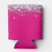 シルバーグリッターホットピンク50誕生日 缶クーラー (裏面)