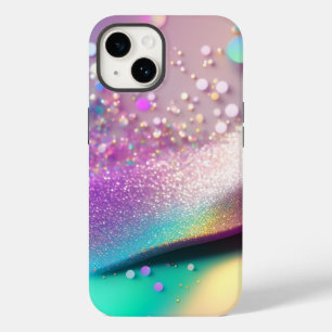 シルバーグリッターホログラフィックアイフォンメイトのタフケース Case-Mate iPhone 14ケース