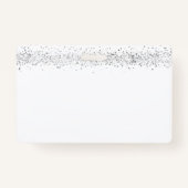 シルバーグリッターホームスクール先生IDバッジ バッジ (裏面)