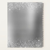 シルバーグリッターボスレディースティレットのロゴ プランナー手帳 (裏面)