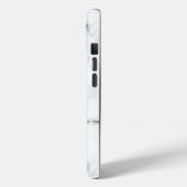 シルバーグリッターマーブルパーソナライズされた Case-Mate iPhoneケース (裏面 / 左)