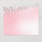 シルバーグリッターメイクアップアーティストサロンフォトピンク チラシ (裏面)