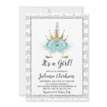 シルバーグリッターユニコーンプリンセスベビーシャワー