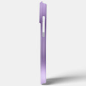 シルバーグリッターライトパープルフォイルのシグニガーリーチャー Case-Mate iPhoneケース (裏面 / 左)