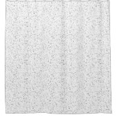 シルバーグリッタールック シャワーカーテン (正面)