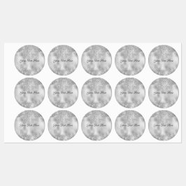 シルバーグリッタールック ラベル