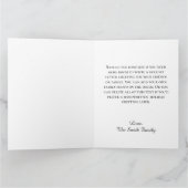 シルバーグリッターレッドフォイルビッグハッピーホリデイズ カード (内部)