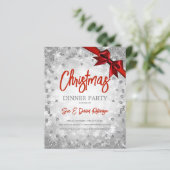 シルバーグリッターレッドリボンクリスマスホリデー (スタンド正面)