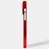 シルバーグリッターレッドGlamシグネガーリーチャ Case-Mate iPhoneケース (裏面 / 左)