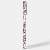 シルバーグリッターレッドGlamシグネガーリーチャ Case-Mate iPhoneケース (裏面 / 右)