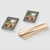 シルバーグリッター写真卒業add name class文字 ハンドファン (組立なし)