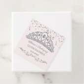 シルバーグリッター効果ティアラ、紙吹雪キンセアニェラ フェイバータグ (インサイチュ)