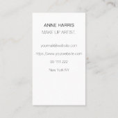 シルバーグリッター名刺シエレガントック 名刺 (裏面)