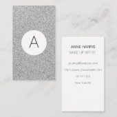 シルバーグリッター名刺シエレガントック 名刺 (正面/裏面)