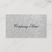 シルバーグリッター名刺テンプレート 名刺 (裏面)