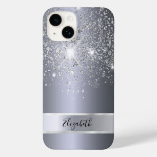 シルバーグリッター名 Case-Mate iPhone 14ケース