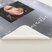 シルバーグリッター名photo script シェルパブランケット (3/4)