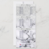 シルバーグリッター大理石グラデーションサロン価格表 (裏面)